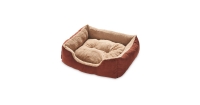 Aldi  Extra Large Brown Plush Pet Bed