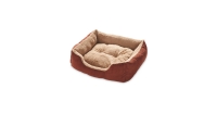 Aldi  Brown Small Plush Pet Bed