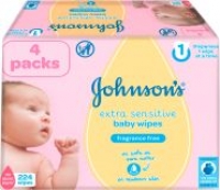 EuroSpar Johnsons Baby Wipes Gentle Cleansing/Sensitive