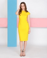Dunnes Stores  Lennon Courtney at Dunnes Stores Yellow Event Dress