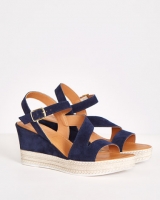 Dunnes Stores  Gallery Suede Wedge Sandal