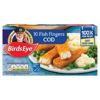 Centra  Birds Eye Cod Fish Fingers 10 Pack 280g