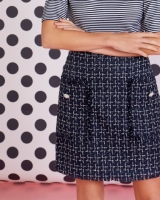 Dunnes Stores  Savida Tweed Button Skirt