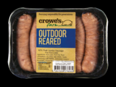 Crowes Farm Pork Jumbo Sausages 3.49 €