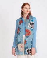 Dunnes Stores  Carolyn Donnelly The Edit Floral Print Silk Scarf