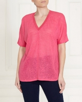 Dunnes Stores  Gallery V-Neck Rib Top