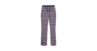 Aldi  Mens Flannel Lounge Pants Navy/Red