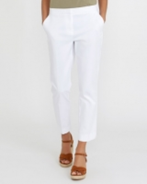 Cotton Blend Slim Leg Trousers 20.00&nbsp;&euro;
