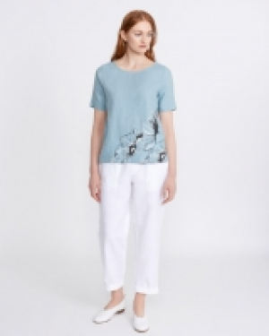 Carolyn Donnelly The Edit Placement Print Linen Top 49.00 €
