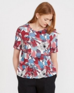 Carolyn Donnelly The Edit Floral Frill Top