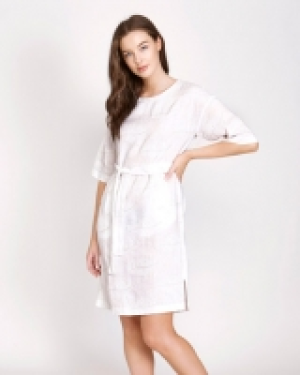 Dunnes Stores  Paul Costelloe Living Studio Linen Embroidery Dress