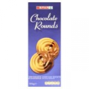 Spar Chocolate Rounds Shortcake Biscuits