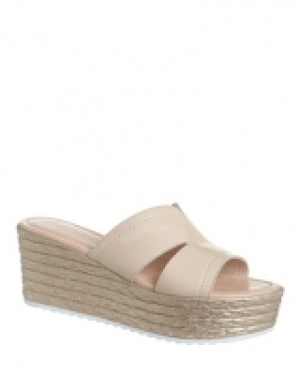 Dunnes Stores  Sprayed Rope Wedge Mule Sandals