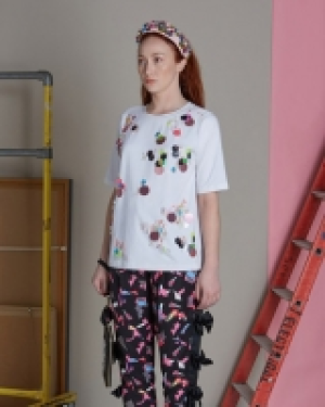 Joanne Hynes Tapestry Sequin T-Shirt