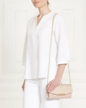Gallery Foil Flap Clutch