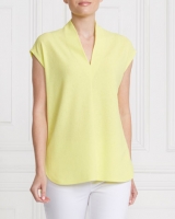 Dunnes Stores  Gallery Textured V-Neck T-Shirt