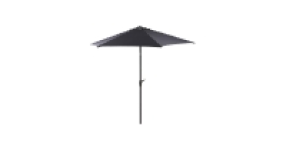 Aldi  Anthracite Aluminium Parasol