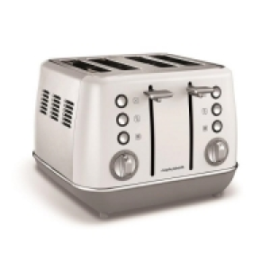 Joyces  Morphy Richards White Evoke 4 Slice Toaster 240109