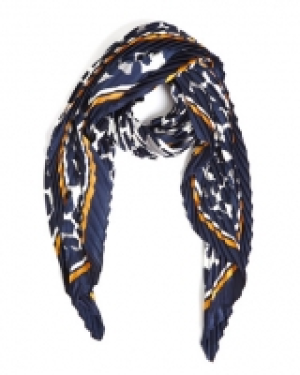 Leopard Crepe Scarf