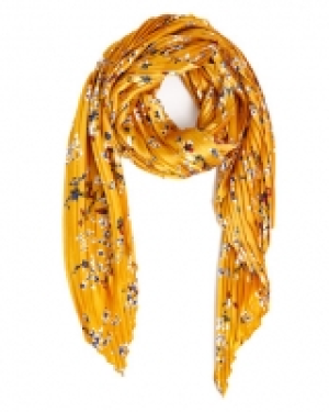 Flower Crepe Scarf