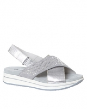 Jewel Cross Upper Sandal