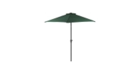 Aldi  Gardenline Green Aluminium Parasol