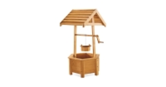 Aldi  Wooden Wishing Well Planter