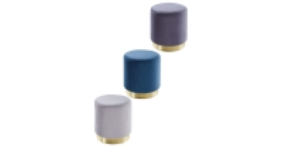 Kirkton House Velvet Footstool