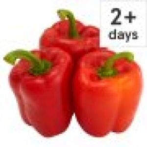Tesco Red Peppers Each 0.49 €