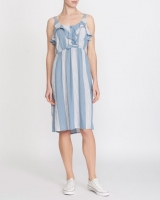 Dunnes Stores  Stripe Ruffle Dress
