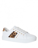 Dunnes Stores  Leopard Stud Lace Up Shoes