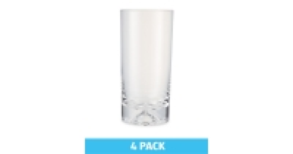 Aldi  Long Glasses 4 Pack