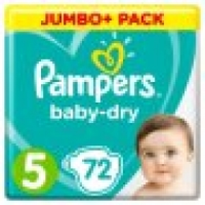 Pampers Baby Dry Size 5 Jumbo+ Pack 7 13.00 €