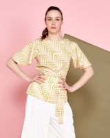 Dunnes Stores  Lennon Courtney at Dunnes Stores Marina Print Top