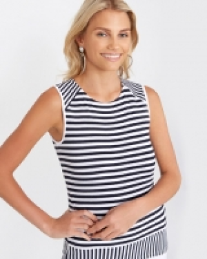 Savida Stripe Sleeveless Top