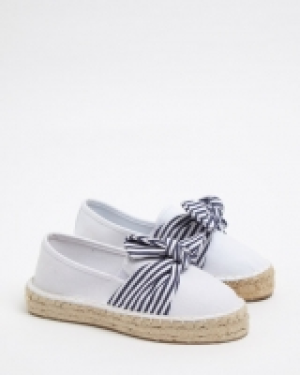 Dunnes Stores  Savida Canvas Bow Shoe