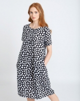 Dunnes Stores  Carolyn Donnelly The Edit Linen Spot Print Dress