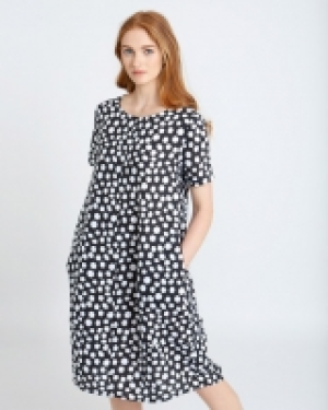 Carolyn Donnelly The Edit Linen Spot Print Dress