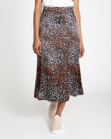 Dunnes Stores  Printed Satin Midi Skirt