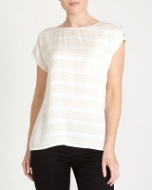 Short-Sleeved Button Top
