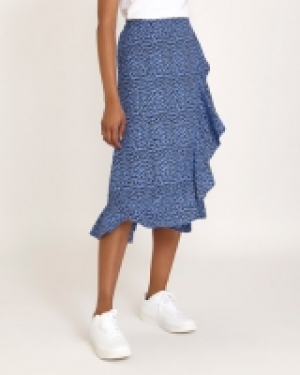 Printed Ruffle Midi Skirt 25.00 €