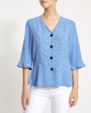 Dunnes Stores  Print Peplum Top