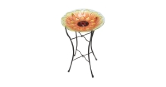 Aldi  Sunflower Decorative Bird Bath