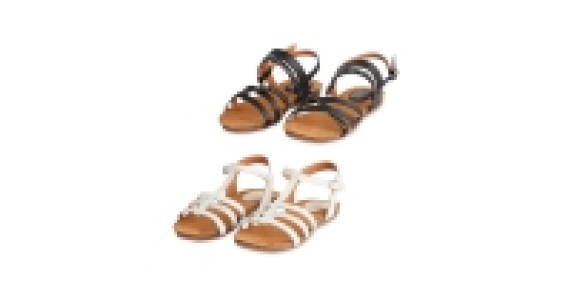 Aldi  Ladies Comfort Leather Sandals