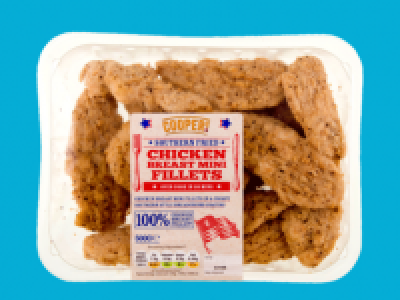 SOUTHERN FRIED BREADED CHICKEN MINI FILLETS