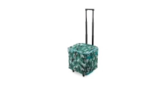 Leaf Print Pull Along Picnic Cooler