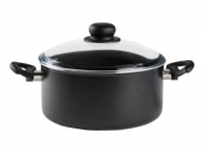 24cm Aluminium Pot with Glass Lid