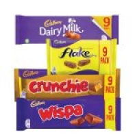 Costcutter  Cadbury Selected 9 Packs