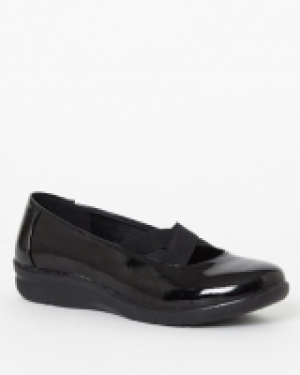 Patent Elastic Shoes