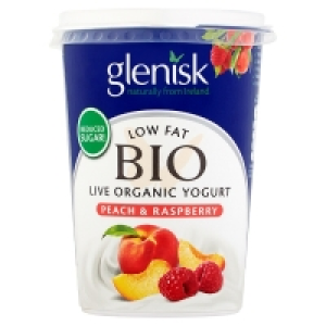 Glenisk Organic Peach & Raspberry Low Fat Yogurt 2.00 €